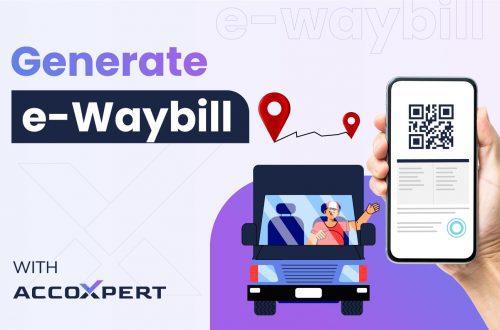 How to Generate an E-Way Bill Using AccoXpert